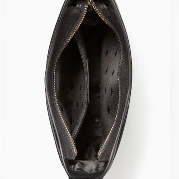 Kate spade NEW YORK North South Leila Crossbody crossbody bag black leather - Picture 4 of 10